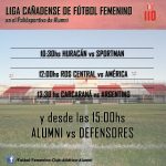 La liga cañadense de fútbol femenino vuelve a Casilda